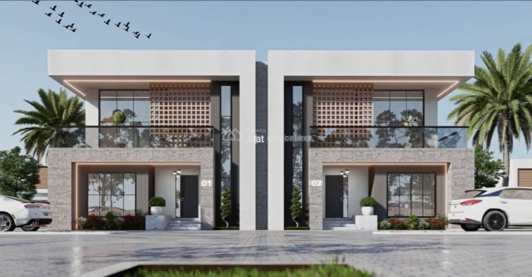 250sqm For 4 Bedrooms Semi-Detached Duplex at HUTU GOLF RESORT, Along Airport Road Before Centinary City Abuja